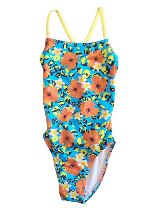 Size 22 Orange Floral Cheetah