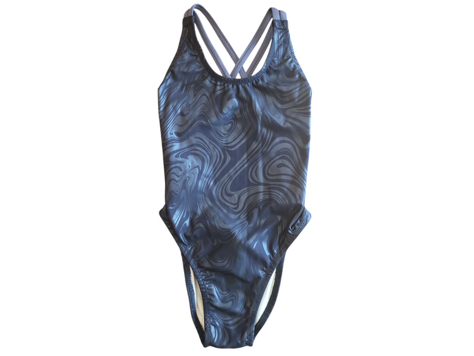 Size 26 Black Swirl Hipster